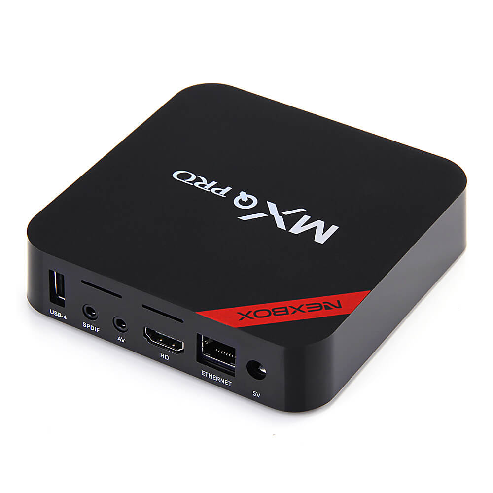 [US Stock] NEXBOX MXQ PRO Amlogic S905 Android 5.1 4K Smart TV Box 1G/8G 802.11b/g/n LAN XBMC H.265 HDMI Miracast DLNA Dolby DTS