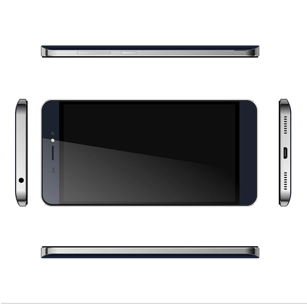 [HK Stock]BLUBOO Picasso 5.0inch IPS HD Android 5.1 Smartphone MT6580 Quad Core 2GB+16GB 3G GPS Dual 8.0MP Camera -Black