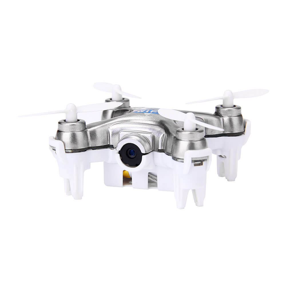 Cheerson CX-10W CX10W Mini Wifi FPV 0.3MP Camera LED 3D Flip 2.4G 4CH 6 Axis RC Quadcopter RTF - Dark Gray