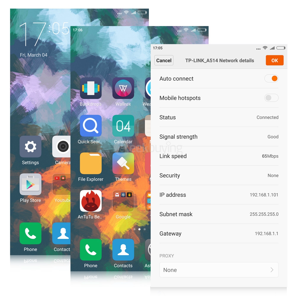 [HK Stock][Package B]Xiaomi Redmi Note 3 Pro 5.5 Inch FHD 3GB 32GB Qualcomm Snapdragon 650 Hexa Core Smartphone(Gold) + Soft Case + Tempered Glass