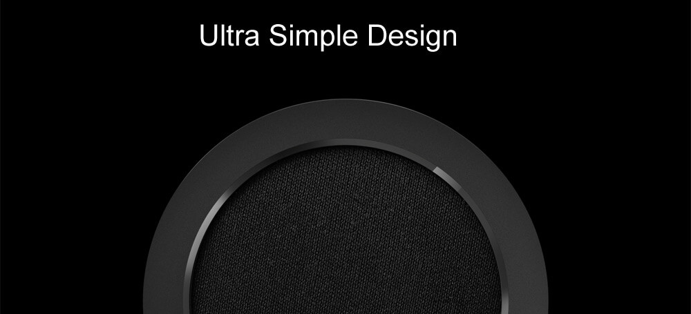 Original XIAOMI Cylindrical Metallic Wireless Bluetooth Speaker II BT4.1 Handsfree MIC Mini Speaker - Black