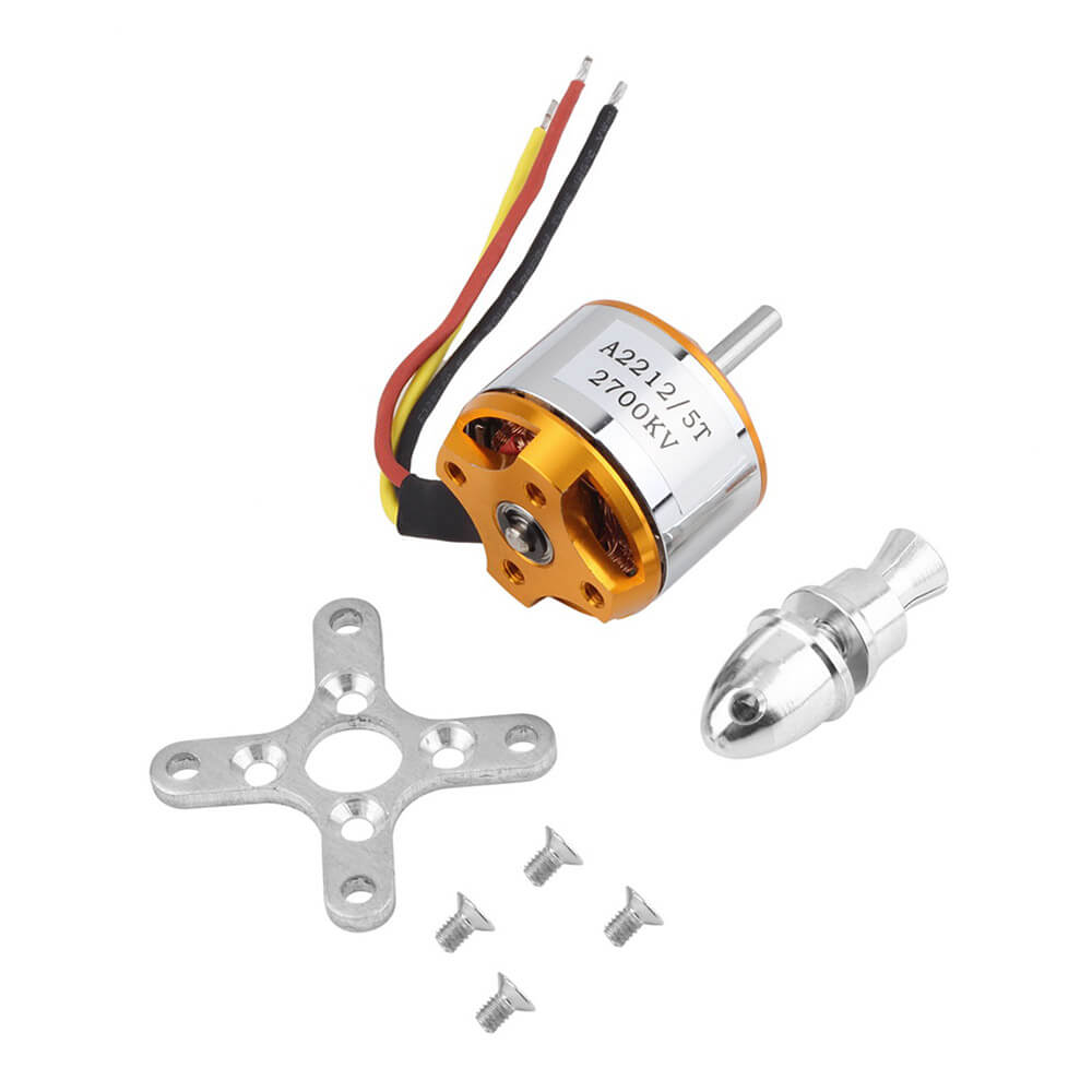 Aircraft 2700KV Outrunner Brushless Motor A 2212 / 5T NEW Colorway