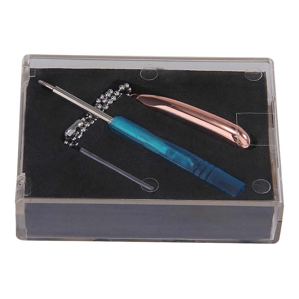 New Water Drop-shaped Metal Necklace Pendant Case for Xiaomi Miband / 1S Smart Bracelets - Gold