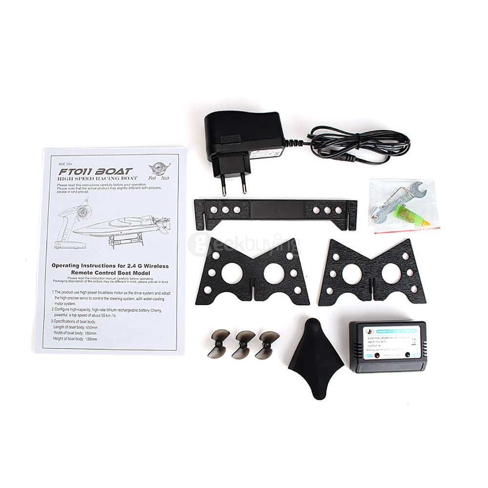 Feilun FT011 2.4G Brushless RC Boat 65CM High Speed Racing Boat With Water Cooling System