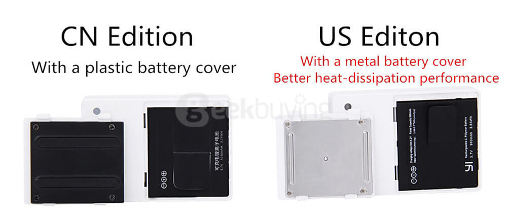 [HK Stock][Official EU Edition] Xiaoyi YI Action Camera Xiaoyi Z23L Sports Camera (Black) + KingMa Waterproof Case
