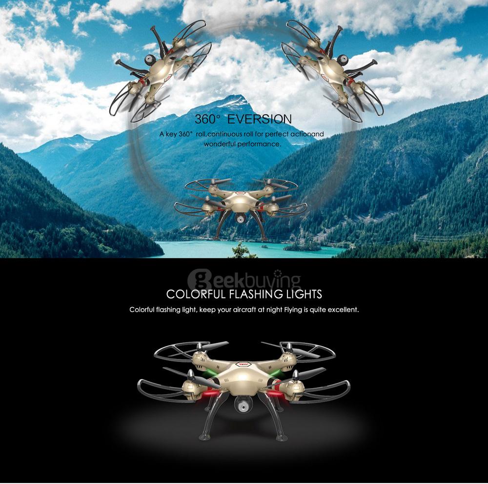 Syma X8HC With 2MP HD Camera Altitude Hold Headless Mode 2.4G 4CH 6Axis RC Quadcopter RTF