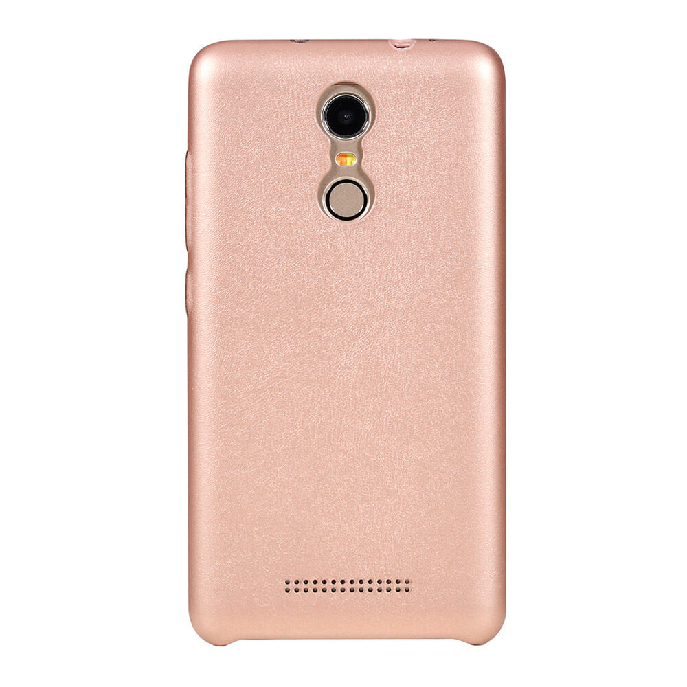 ROCK Touch Series Back Case For Xiaomi Redmi Note 3 Skin-like Hand Feeling Protective Shell Phone Cover - Rose Gold