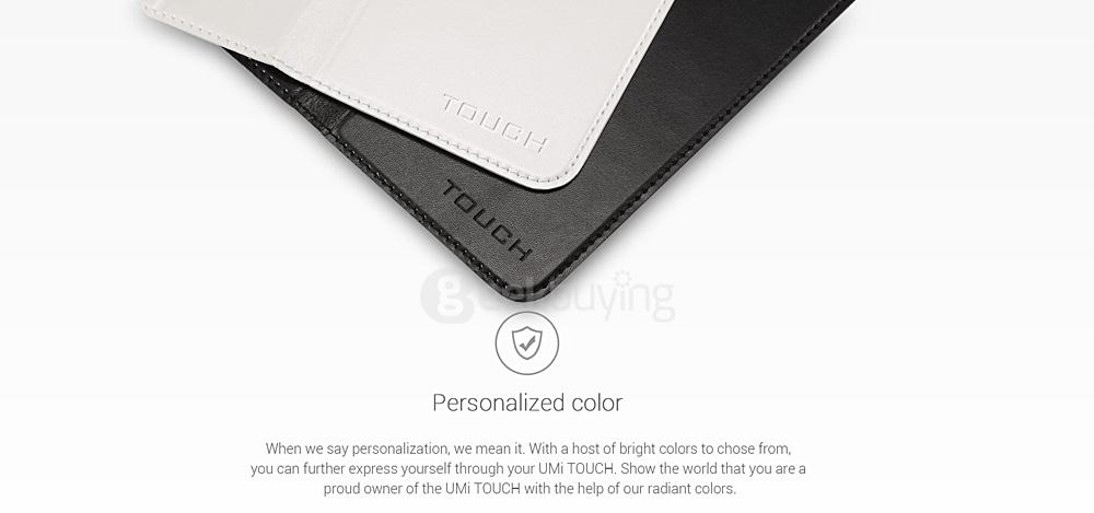 [HK Stock]Original Flip Cover Protective Leather Case for UMI Touch Smartphone - White