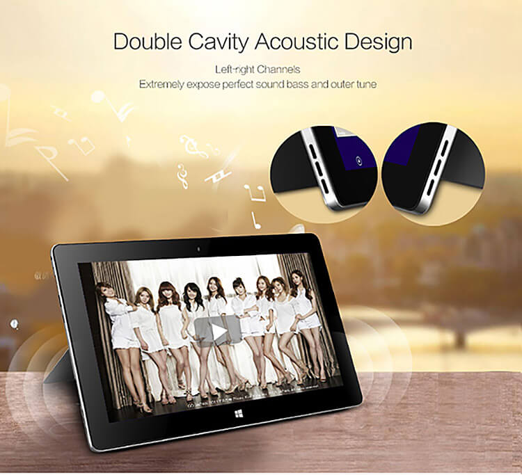 Jumper EZpad 5S Flagship 11.6 inch Intel Cherry Trail Z8300 Windows10 4GB/64GB 2in1 Ultrabook Tablet PC Quad Core 1.84GHz IPS 1920*1080 HDMI - Silver
