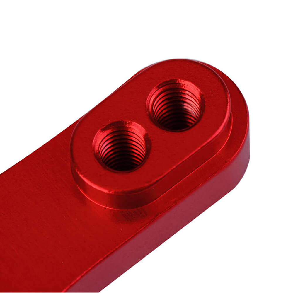 Bras De Servo En Aluminium 6061 Noir 25T - Compatible Traxxas X-Maxx 6S/8S - Remplace XMX48SH25 - Avec Vis Et Écrous