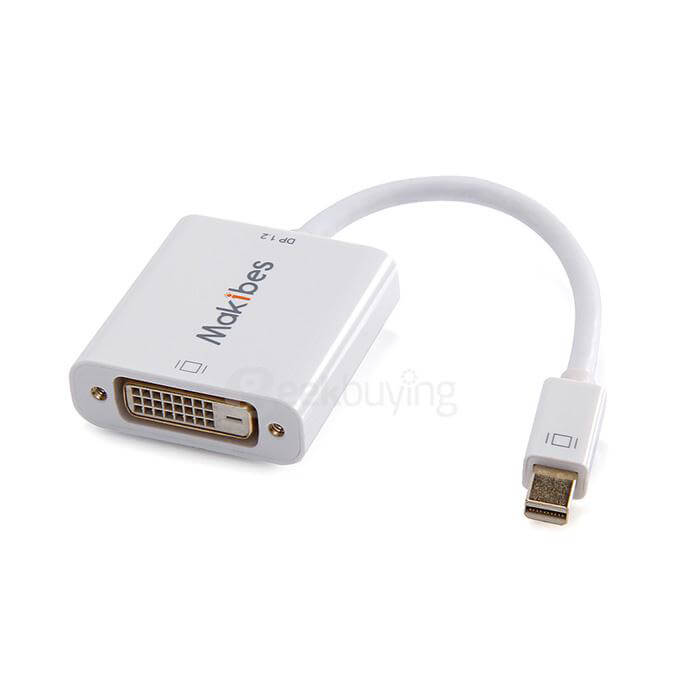 Makibes MP12-D MINI DP to DVI Adapter 1.2 in ABS Material