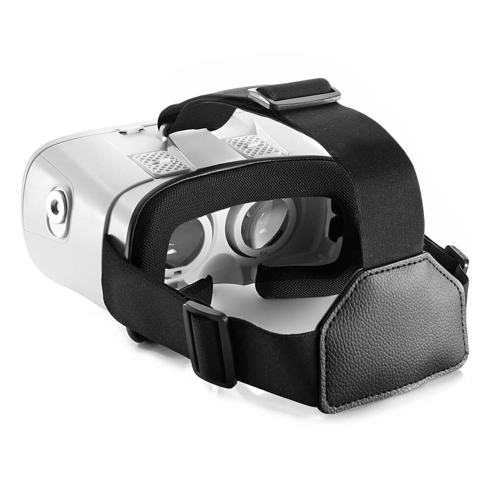 V11 3D Immersive VR Virtual Reality Headset F0V98 IPD Focus Adjustable Magnet Control for 4.0 - 6.0inch Smartphones - White