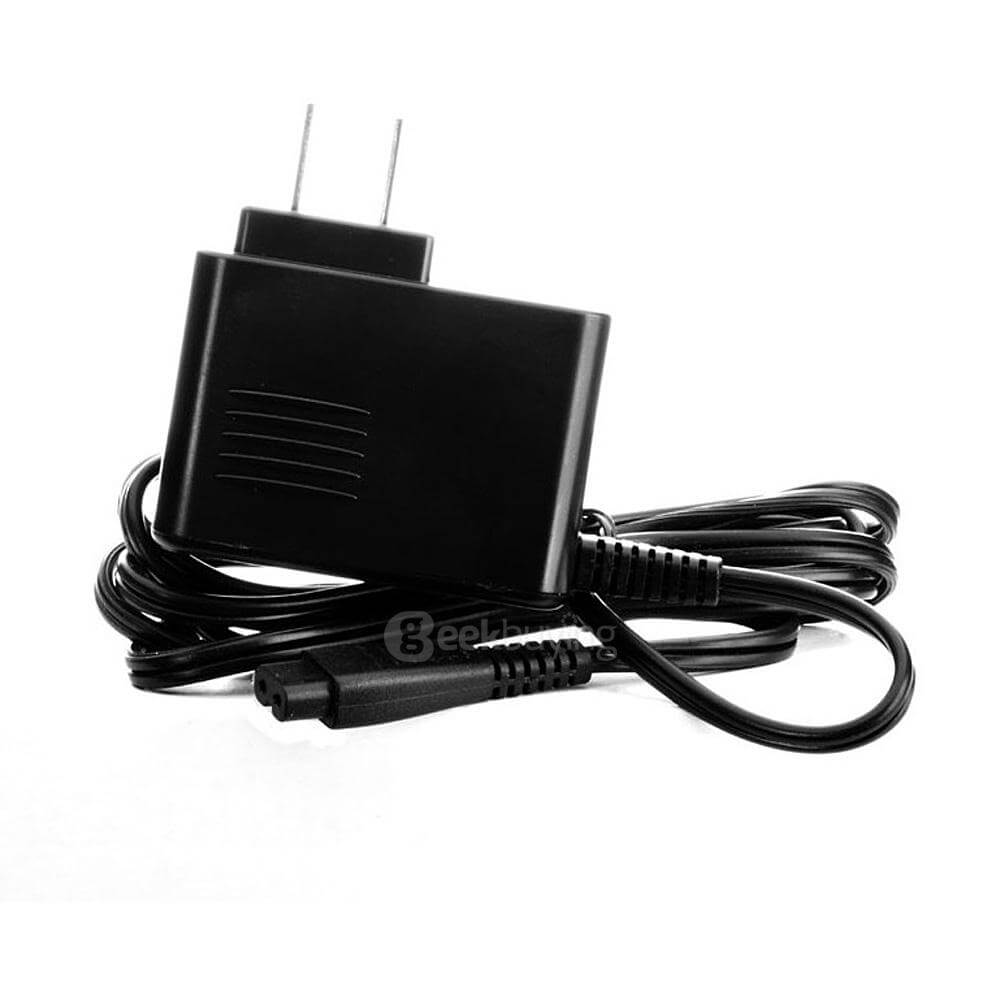 POVOS PQ8508 Washable Rotary Electric Men's Shaver Razor with Pop-up Trimmer - Black + Gray