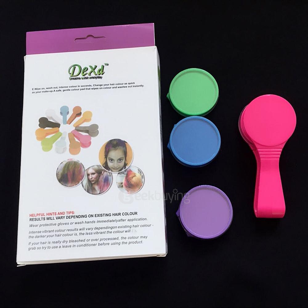 Throwaway Hair Dyeing Powder Hair Dye Compact Toolkit