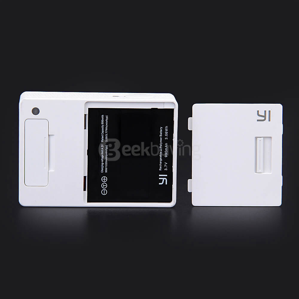 [HK Stock][Official International Version] 5in1 Xiaoyi Yi Action Camera Z23L (White) + Original Waterproof Case + Soft Silicone Case + Charging Dock + Soft Lens Cover