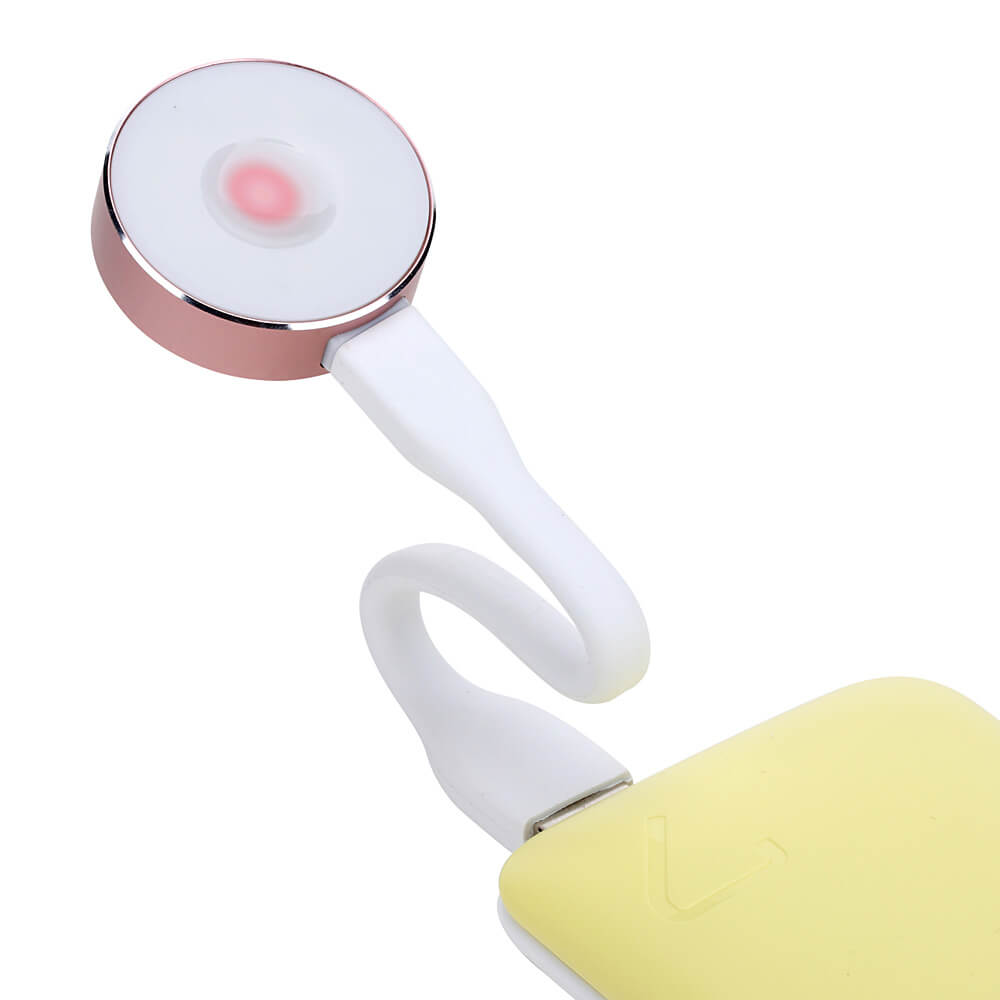 Rock Omi Phone Light LED Light For Photograph External Selfie Camera Light For Samsung Xiaomi iPhone Huawei- Rose Gold