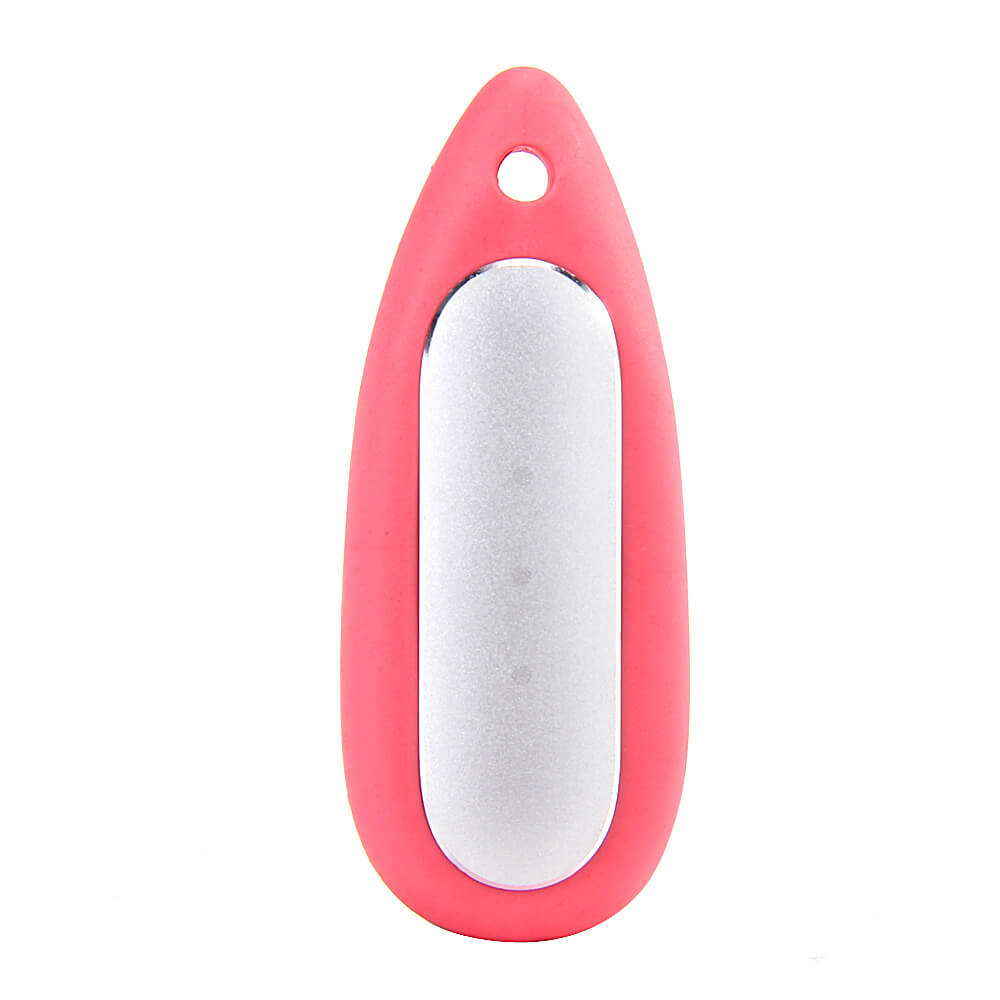 New Water Drop-shaped Silicone Necklace Pendant Case for Xiaomi Miband / 1S Smart Bracelets - Red