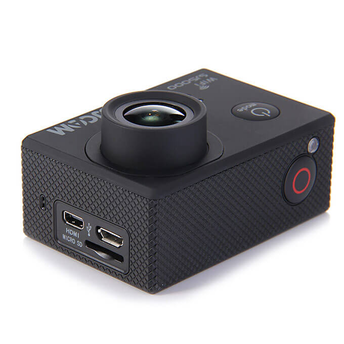 SJCAM SJ5000 WiFi Sports Camera Novatek 96655 14MP 1080P 170 Degree Lens 2.0inch HD Camcorder Car DVR - Black