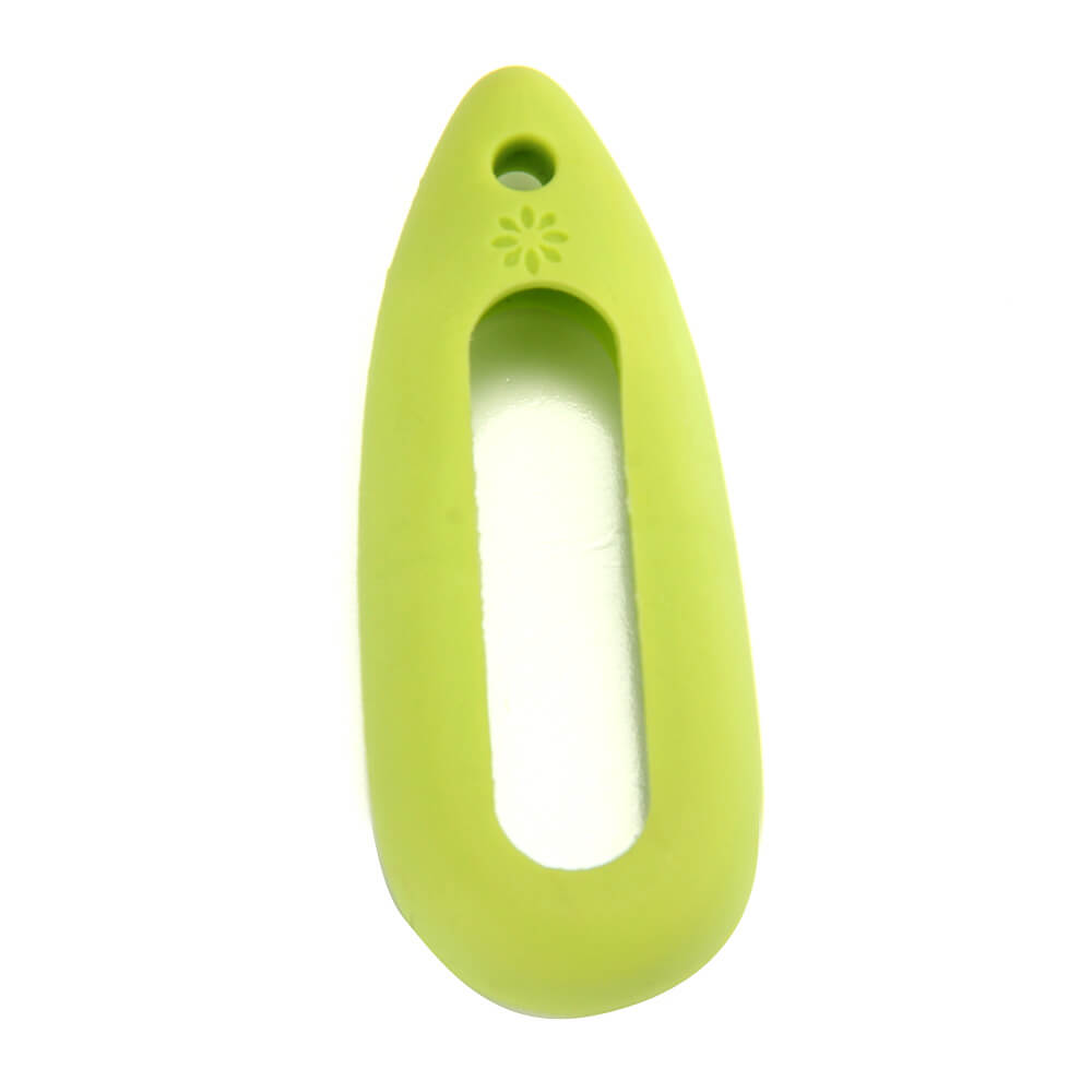 New Water Drop-shaped Silicone Necklace Pendant Case for Xiaomi Miband / 1S Smart Bracelets - Green