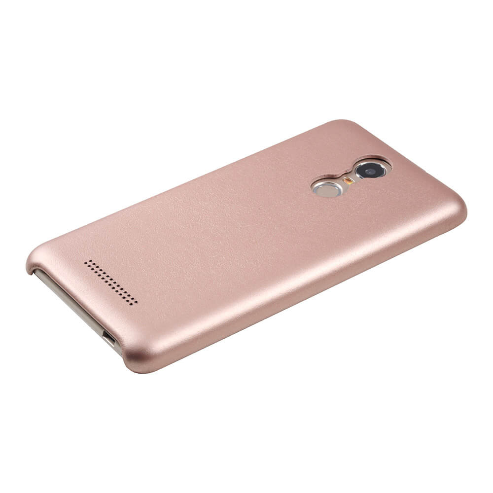 ROCK Touch Series Back Case For Xiaomi Redmi Note 3 Skin-like Hand Feeling Protective Shell Phone Cover - Rose Gold