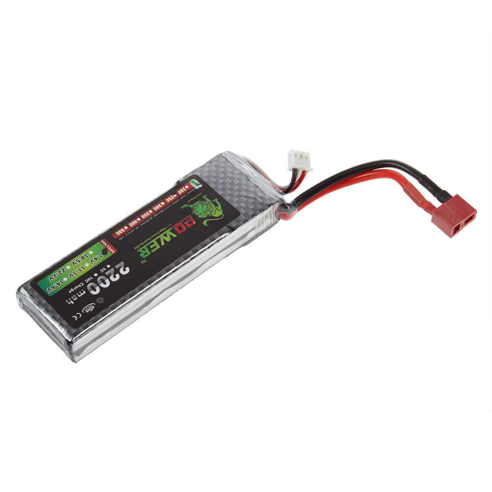 A+ Lion 7.4V 2S 2200mah 25C Lipo Battery Power for Tamiya RC Car Truck Model