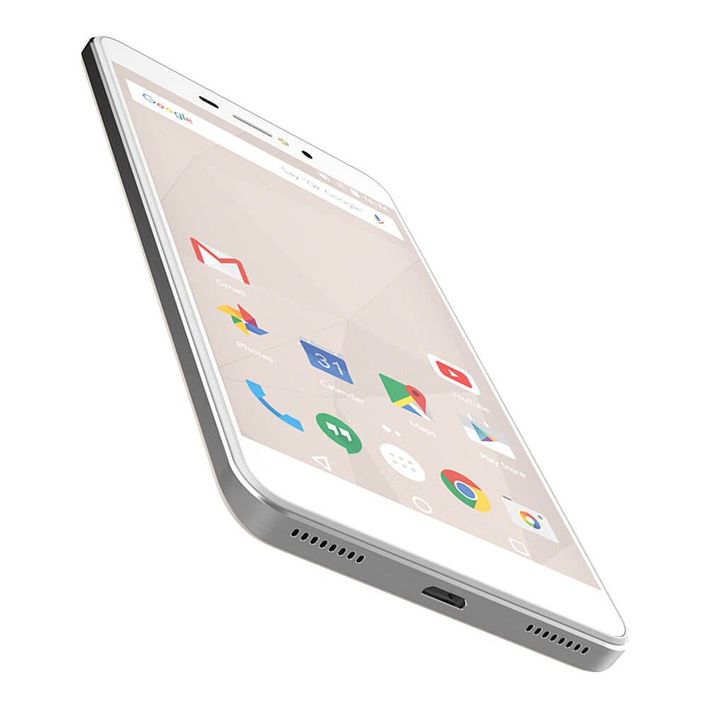 [HK Stock]BLUBOO Picasso 5.0inch IPS HD Android 5.1 Smartphone(Gold) + Soft Case(Transparent) + Screen Protector