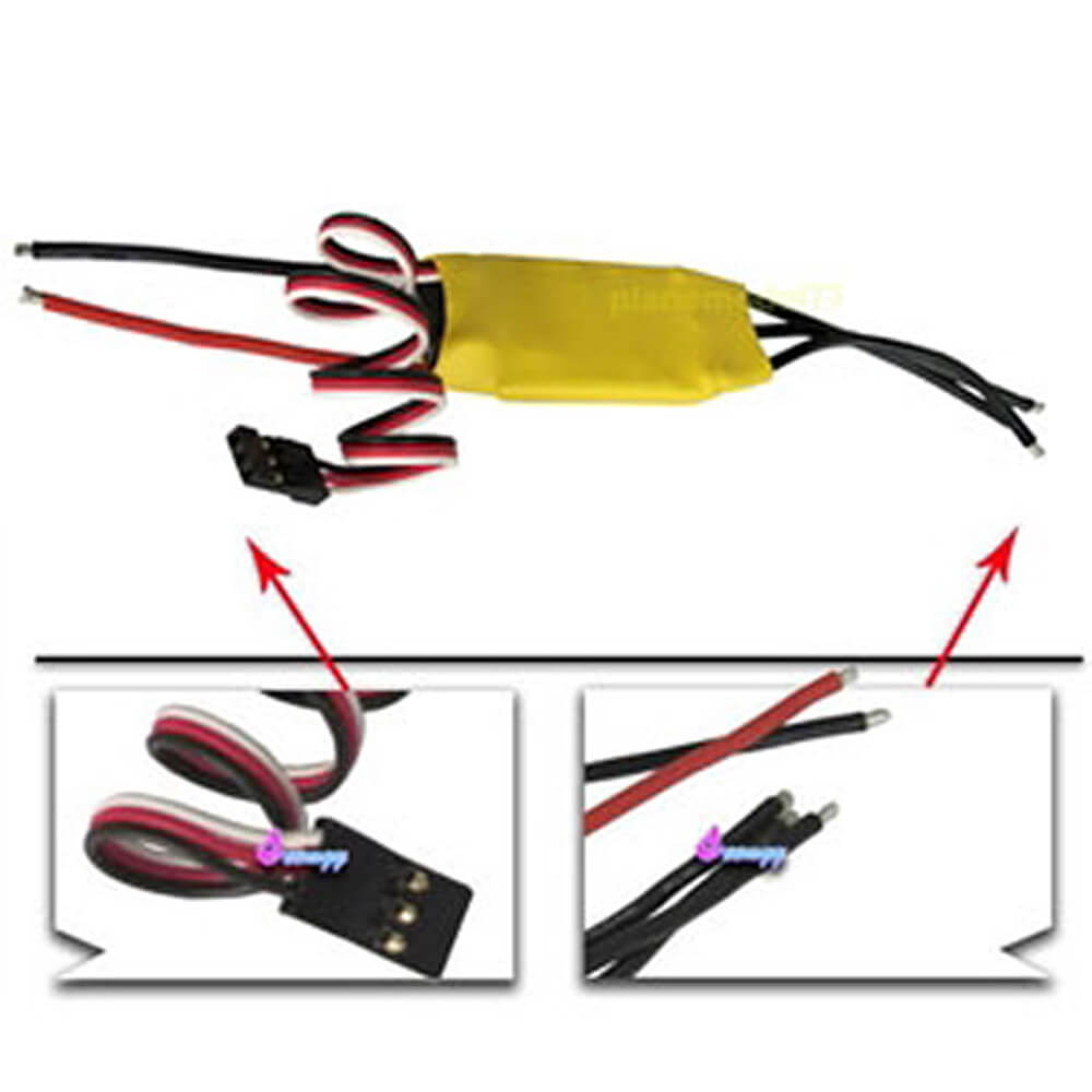 20A Brushless Motor Speed Controller RC BEC ESC Trex 450 V2