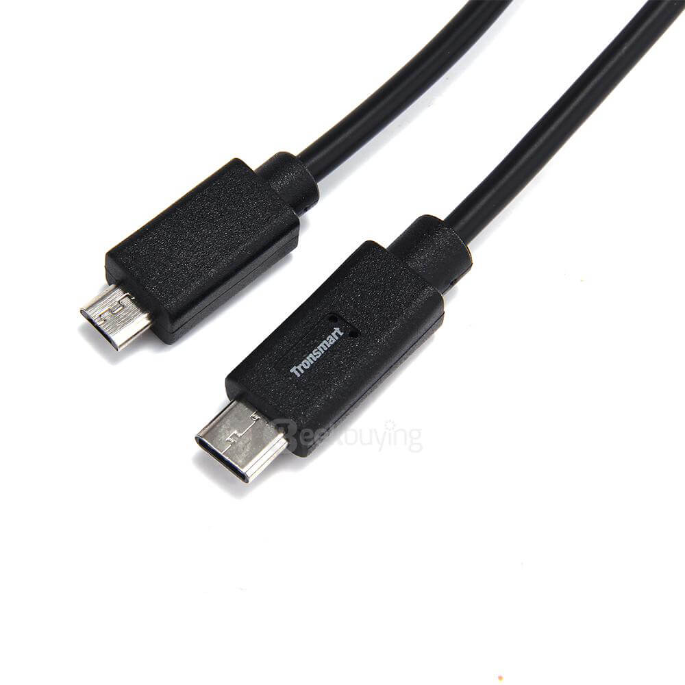 Tronsmart Type-C/M To Micro-B/M 3.3ft*1 USB2.0 Cable