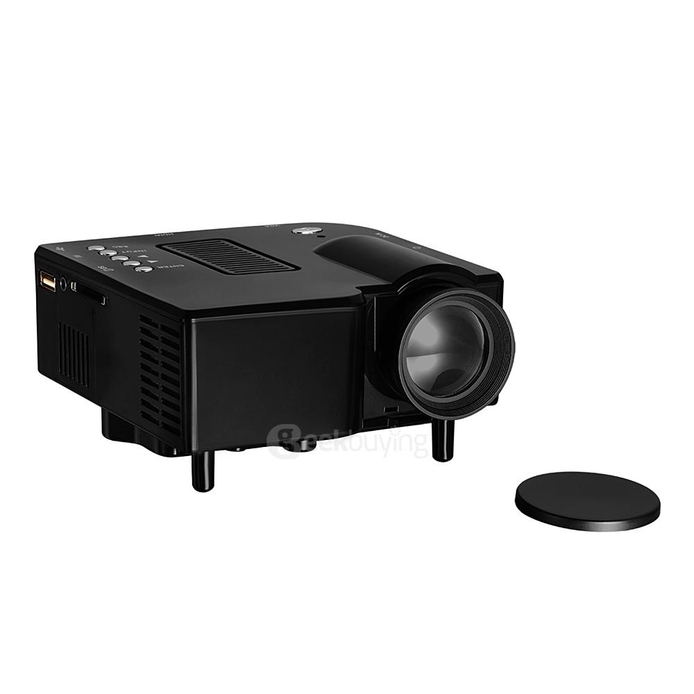 Vivibright GP5S Mini LED Projector 320x240 80ANSI Lumens HDMI USB SD VGA 1080P Home Theater Projector
