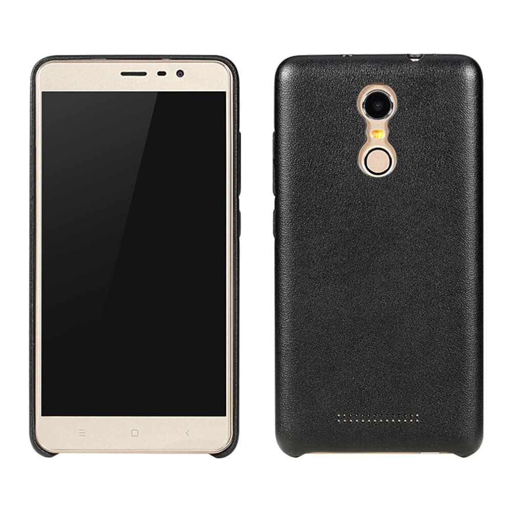 ROCK Touch Series Back Case For Xiaomi Redmi Note 3 Skin-like Hand Feeling Protective Shell Phone Cover - Black