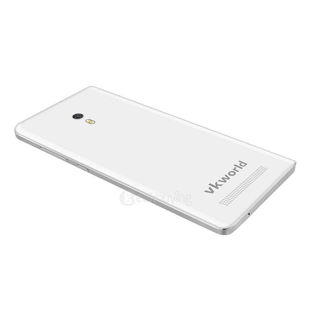 VKworld F1 4.5inch Android 5.1 Smartphone MT6580 Quad Core 1.3GHz 1GB RAM 8GB ROM 3G GPS Dual Camera - White