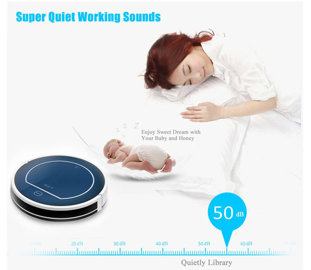 ILIFE V7 Robotic Vacuum Cleaner Sweeper