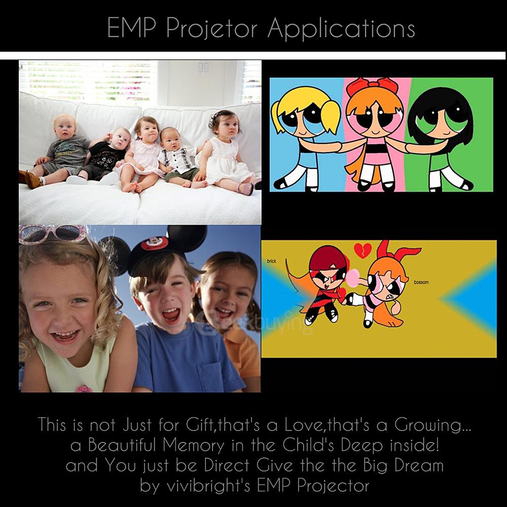 Vivibright GP7S Mini LCD Projector 480x320 200LM HDMI USB AV VGA LED Home Theater Projector