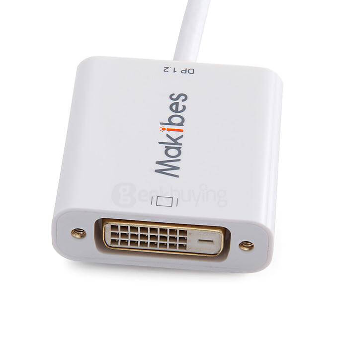 Makibes MP12-D MINI DP to DVI Adapter 1.2 in ABS Material