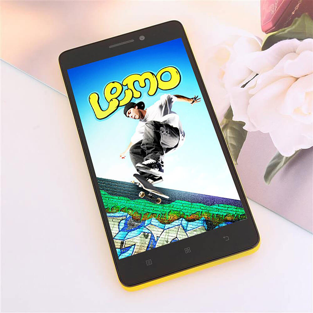 [HK Stock]Lenovo Lemo K3 NOTE (K50-T3S) 5.5inch FHD 4G Smartphone Android 5.0 2GB 16GB MTK6752 Octa Core 1.7GHz - Yellow