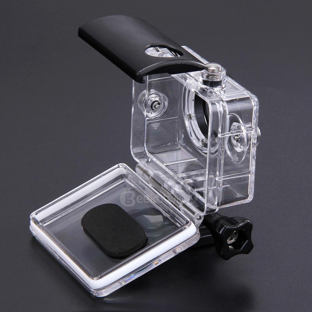 Makibes Waterproof Housing Waterproof Case for Xiaoyi Yi Action Camera Waterproof 40M - Transparente + Black