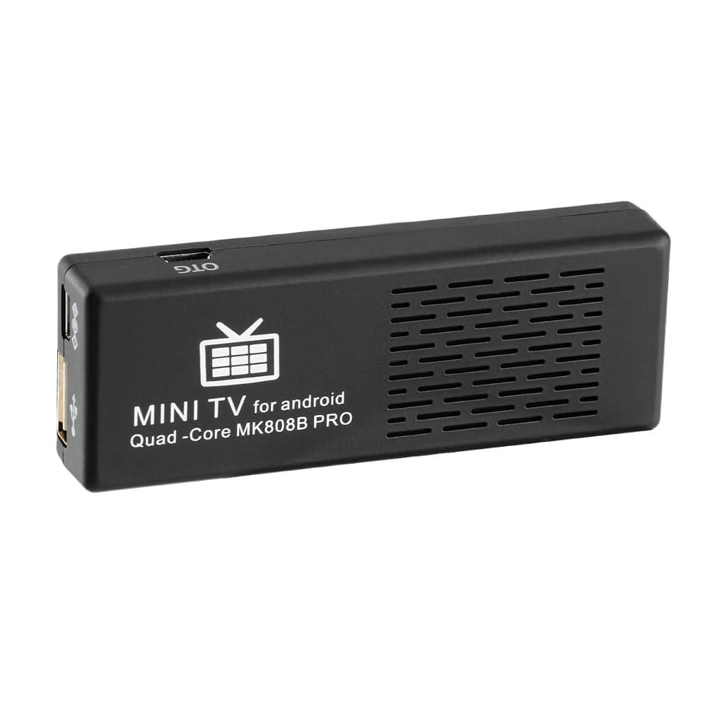 MK808B Pro 4K TV Dongle Amlogic S905 64Bit Quad Core Android 5.1 Mini PC 1G/8G WIFI H.265 HW Decoding Bluetooth DLNA Miracast - Black