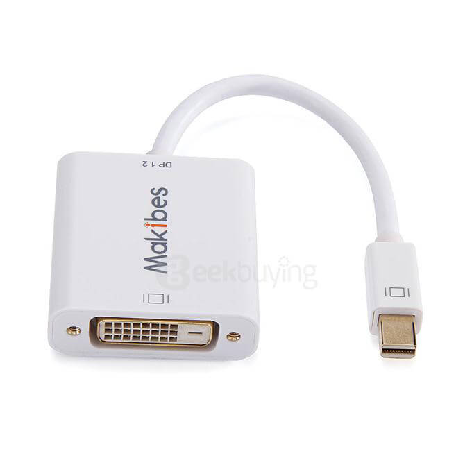 Makibes MP12-D MINI DP to DVI Adapter 1.2 in ABS Material