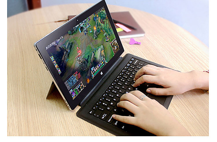 Jumper EZpad 5S Flagship 11.6 inch Intel Cherry Trail Z8300 Windows10 4GB/64GB 2in1 Ultrabook Tablet PC Quad Core 1.84GHz IPS 1920*1080 HDMI - Silver