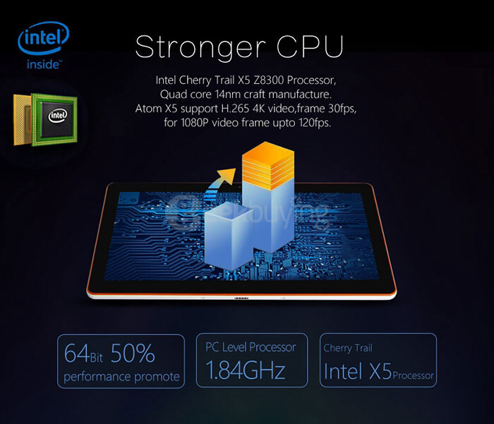 Jumper EZpad 4S 2in1 Ultrabook Tablet PC 10.6 inch Windows10 2GB/32GB Intel Cherry Trail Z8300 Quad Core 1.84GHz IPS 1366*768 HDMI - Black+White