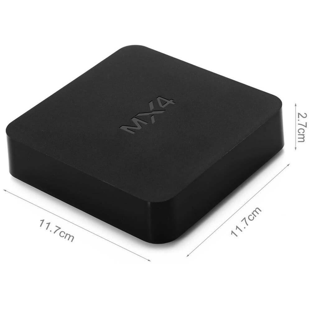 MX4 RK3229 Bluetooth 4K Kodi Preinstalled TV Box Android 4.4 Dolby DTS 1G/8G H.264/H.265 10Bit 3D Media Player