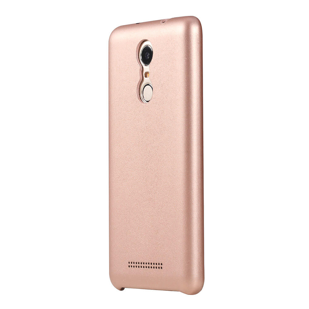 ROCK Touch Series Back Case For Xiaomi Redmi Note 3 Skin-like Hand Feeling Protective Shell Phone Cover - Rose Gold