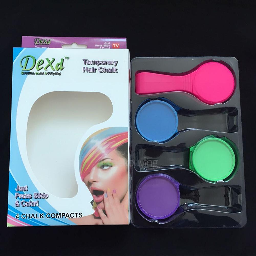 Throw-away Hair Dyeing Powder Hair Dye Compact Toolkit