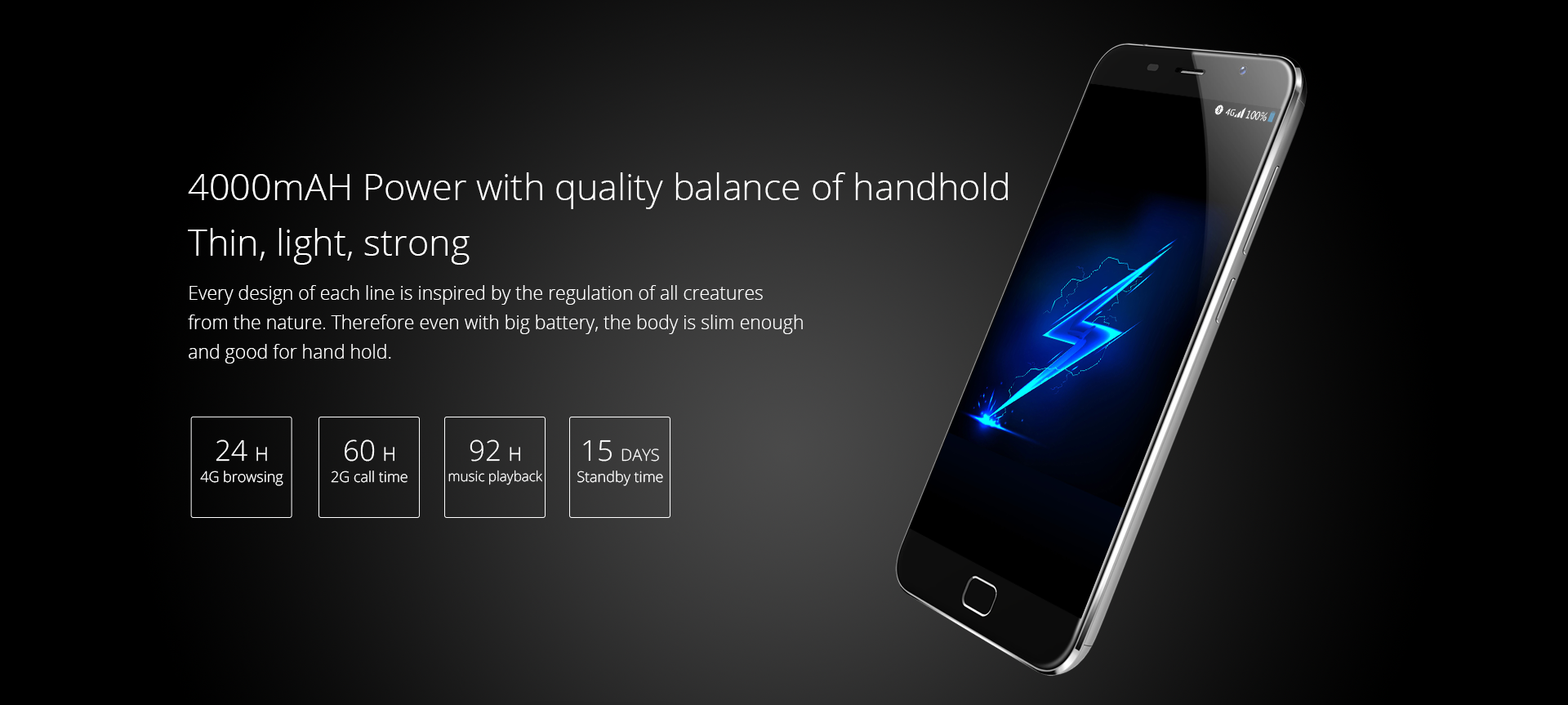 [Spain Stock] UMI TOUCH 5.5inch 2.5D LTPS FHD Android 6.0 4G LTE Smartphone 4000mAH 3GB 16GB MTK6753 Octa Core 13MP Metal Unibody Front Fingerprint Scanner - Gray