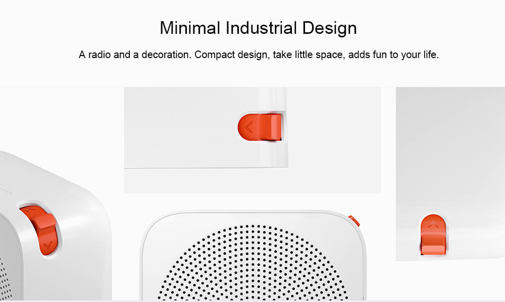 Xiaomi Original Online Radio MT7688K 2.4G WiFi Radio Capacitive Touch Speaker Timing Switch Support