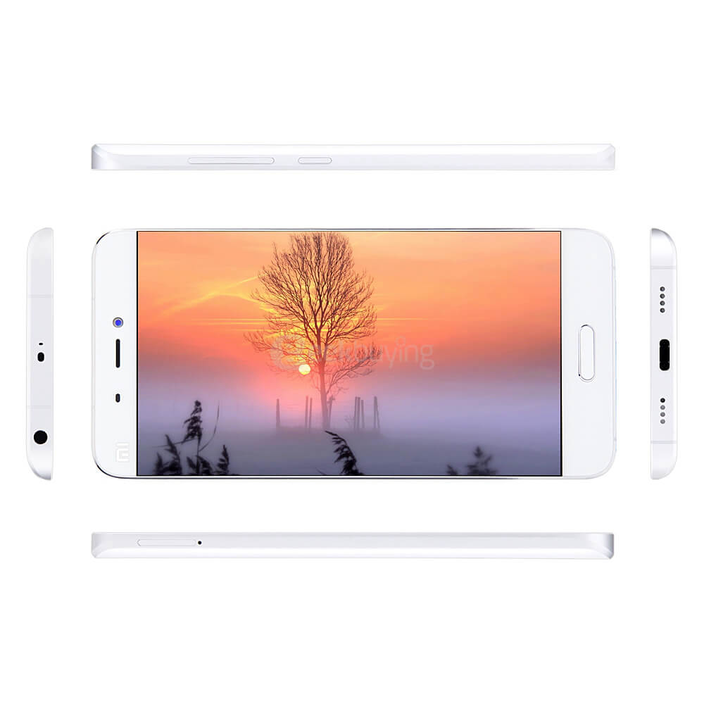 [HK Stock][Package B]Xiaomi Mi5 5.15inch FHD Android 6.0 OS 3GB 32GB 4G LTE 64-Bit Qualcomm Snapdragon 820 Quad Core 3D Glass Cover Smartphone(White) + Soft Case + Tempered Glass