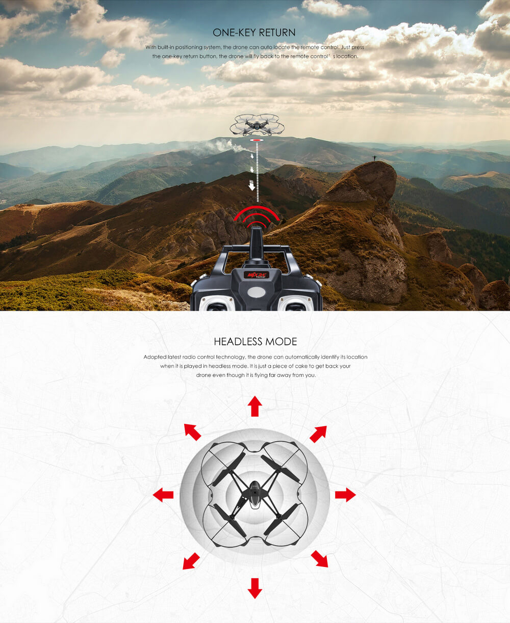 MJX X301H X-XERIEX WIFI FPV With 720P HD Camera Altitude Hold Mode RC Quadcopter RTF