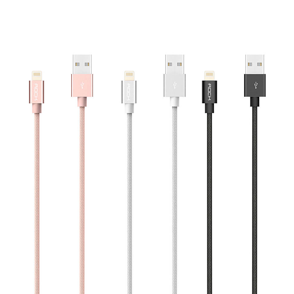 Провод для освещения. Кабель USB/Lightning Rock MFI charge & sync Round Cable II 1000mm Red. Кабель USB/Lightning Rock MFI charge & sync Round Cable II 1800mm White. Кабель USB/Lightning Rock Metal charge & sync Round Cable 1000mm Rose. Кабель USB/Lightning Rock m3 MFI Round Cable 2000mm White.