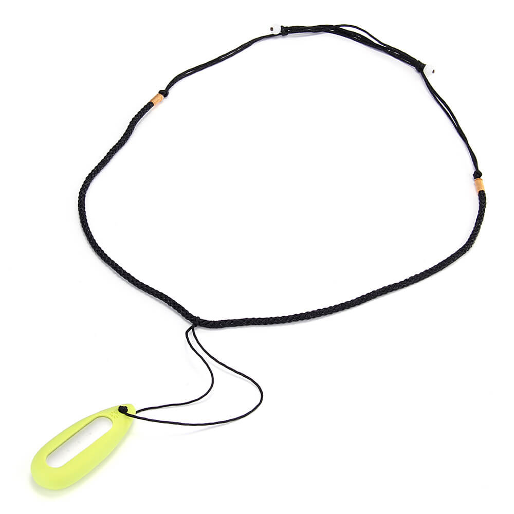 New Water Drop-shaped Silicone Necklace Pendant Case for Xiaomi Miband / 1S Smart Bracelets - Green