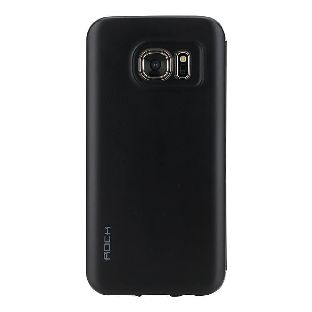 ROCK Case For Samsung Galaxy S7 Smart Sleep Protective Phone Cover - Black